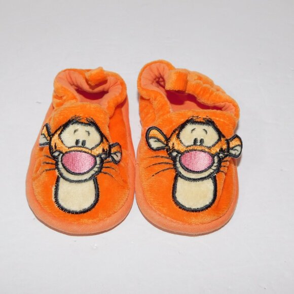 Disney Store Unisex Baby 12 - 18 Months Winnie the Pooh Tigger Slippers / Shoes - Picture 2 of 5
